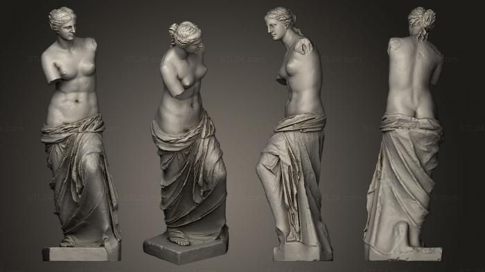 Статуи античные и исторические (Венера Милосская 2, STKA_1067) 3D модель для ЧПУ станка